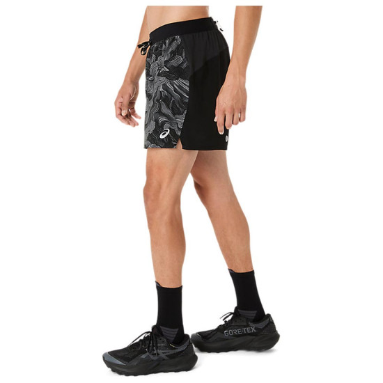 Asics Ανδρικό σορτς Fujitrail All Over Print 5'' Shorts